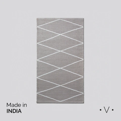 Alfombra Varkala Mink Rombs 70x120 cm