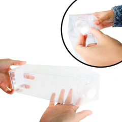 Garrafa Transparente Estilo Caixa de Leite 1 Litro Hauskraft - comprar online