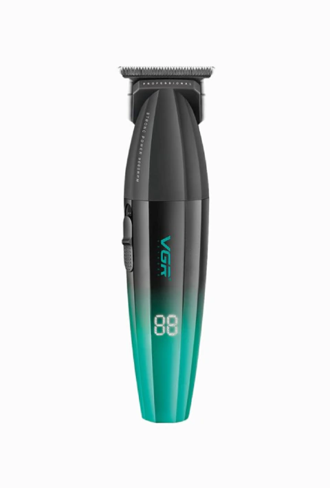 Máquina Patillera Profesional Vgr V-906 9000 Rpm Color Negro y verde