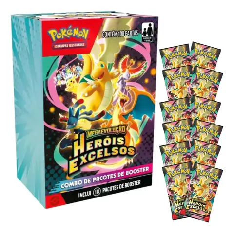 Mini bb Pokémon Heróis Excelsos