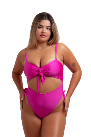 Maiô Isa Rosa Glow