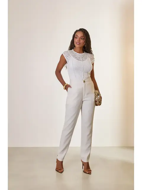Blusa Em Renda