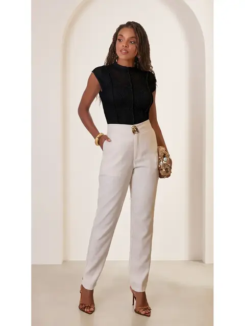 Blusa Em Renda