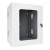 Mini Rack de Parede 19" 12U 400mm Branco com 2 Bandejas e Régua 6 Tomadas