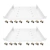 Mini Rack de Parede 19" 12U 400mm Branco com 2 Bandejas e Régua 6 Tomadas - comprar online