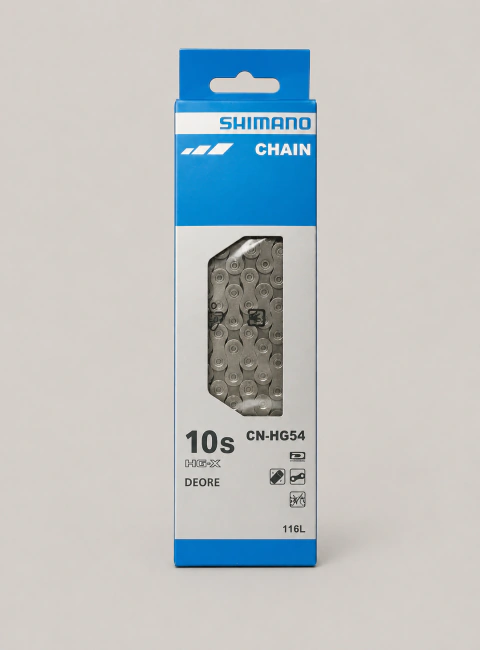 Corrente Shimano Deore 10v Hg54 116 Elos Prateado
