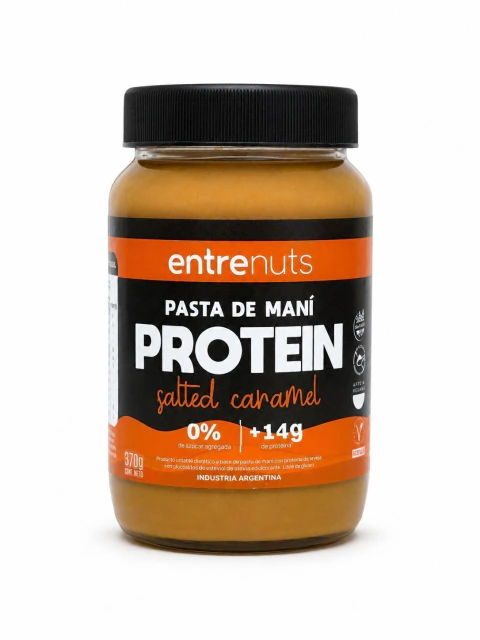 ENTRENUTS PASTA DE MANÍ PROTEIN SALTED CARAMEL