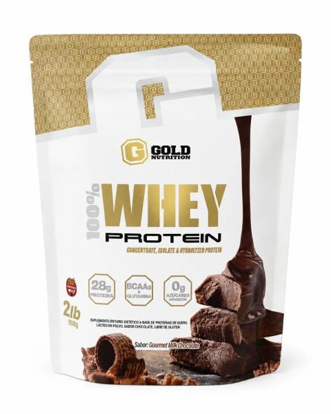 GOLD NUTRITION 100% WHEY PROTEIN GOURMET CHOCOLATE