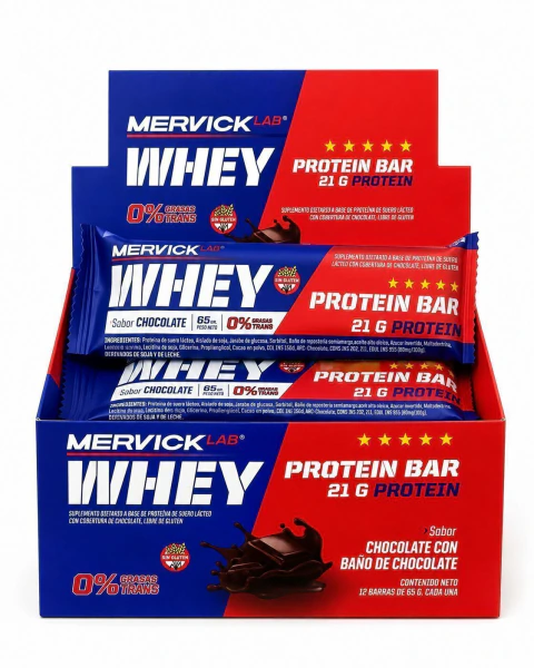 MERVICK WHEY PROTEIN BAR CHOCOLATE