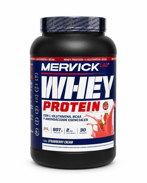 MERVICK WHEY PROTEIN STRAWBERRY CREAM