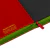 Pasta Premium Colors BRA - Vermelho/Verde - 3x3 - CANDYTCG