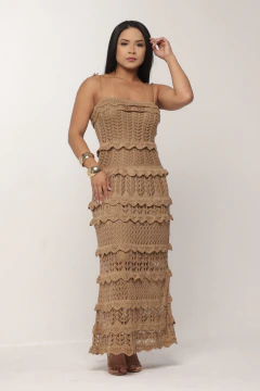 VESTIDO TERESÓPOLIS RENDADO - TRICOT PREMIUM