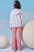 Calça Flare em Canelado Kukiê Infantil Menina Rose - LORY KIDS