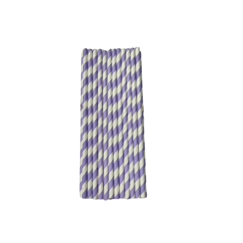 Sorbete Polipapel Rayado Lila x25u