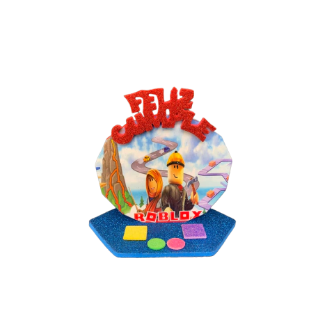 Adorno para torta Roblox Goma Eva
