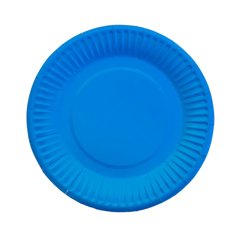 Platos Polipapel Azul x8u