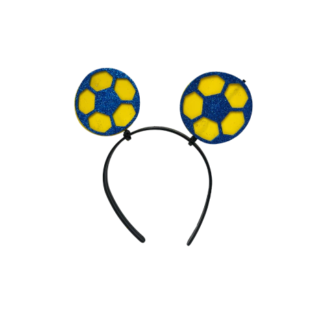 Vincha de Futbol Pelota Boca x1u.