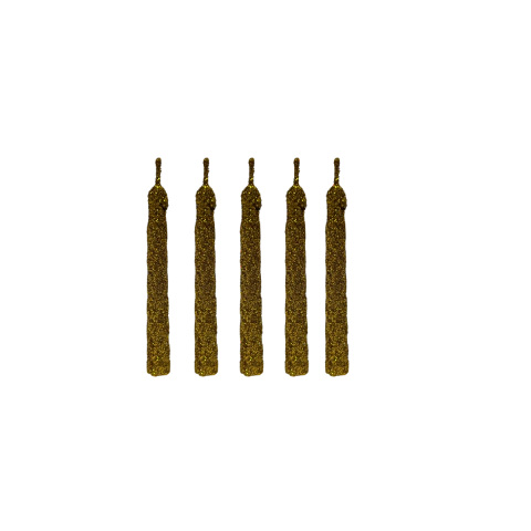 Velas Corta Dorada X 5 Unidades