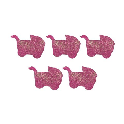 Aplique de Cochecito Rosa Baby Shower x5u.