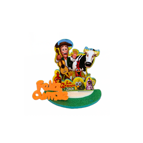 Adorno de Torta La granja de Zenón