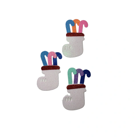 Adorno Navidad Bota con Caramelos x3 Decoracion