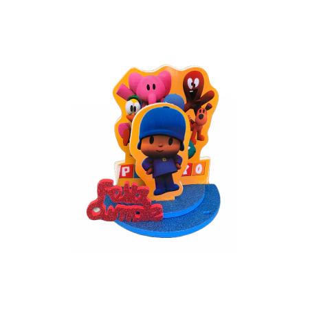 Adorno para torta Pocoyo Goma Eva