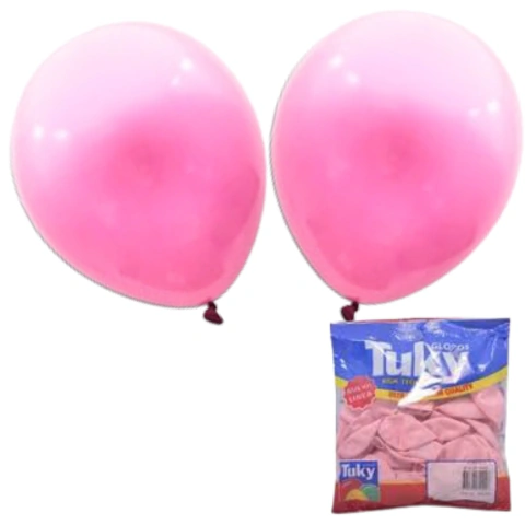 Globos Tuky 9″ Estandar Rosa x25u