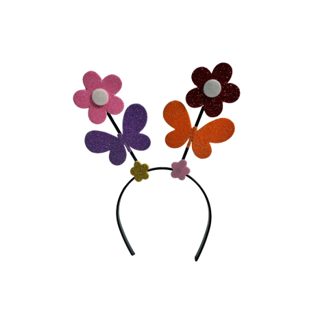 Vincha de Mariposas Primavera x1u.