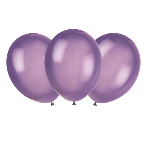 Globo Tuky Perlado 9″ Violeta x50u
