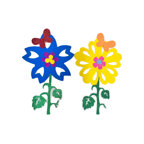 Pack de 2 Flores Grandes con Tallo