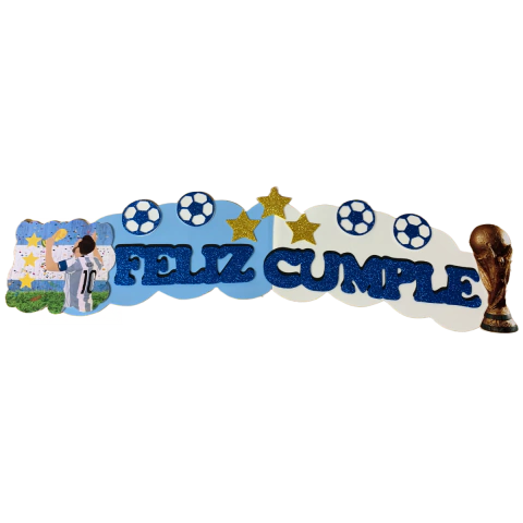 Cartel de Feliz Cumple Seleccion Argentina