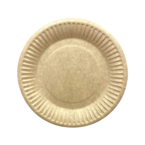 Platos Polipapel Kraft x8u