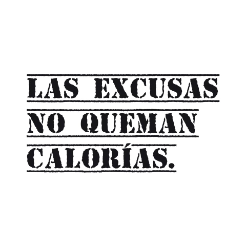 Vinilo GYM SIN EXCUSAS