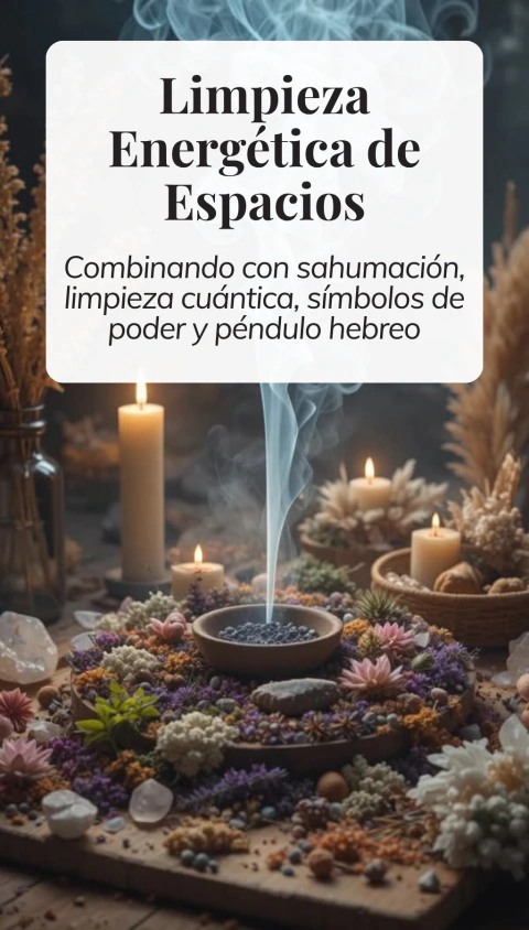 Sesión de Péndulo hebreo: limpieza de espacios