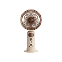 Mini Ventilador Portátil Recarregável Suporte Acessório