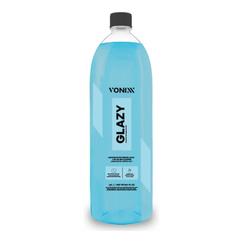 Limpa Vidros Glazy 1,5L Vonixx 4 em 1 Hidrorrepelente e Redutor de Riscos