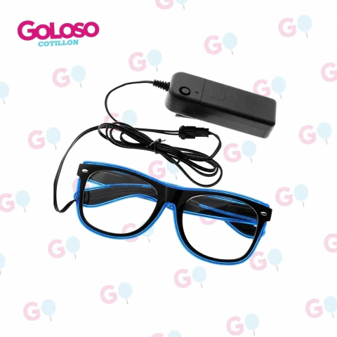 Lentes luminosos con control remoto