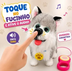 Cachorrinho Eletrônico Interativo de Pelúcia – Cute Pets - comprar online
