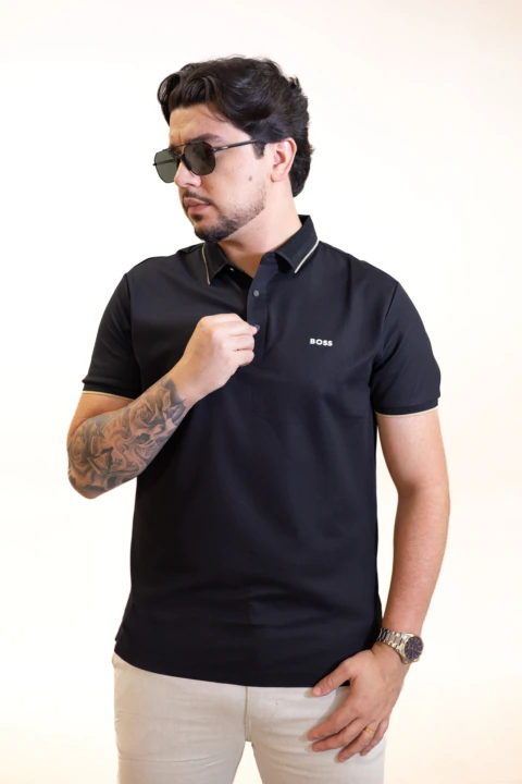 Polo Boss Preta