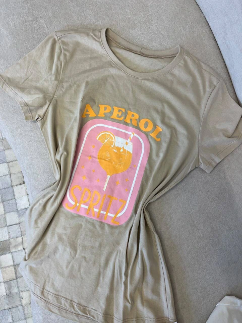 T-shirt Estampa Aperol Spritz