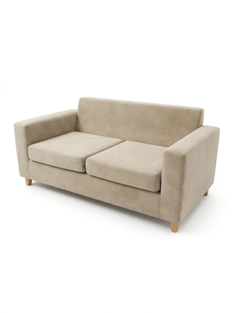 Sofá 2 cuerpos beige 90x170x68 -147309 -PB