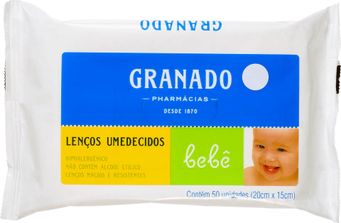 GRANADO LENÇOS UMIDECIDOS BEBÊ NEUTRO