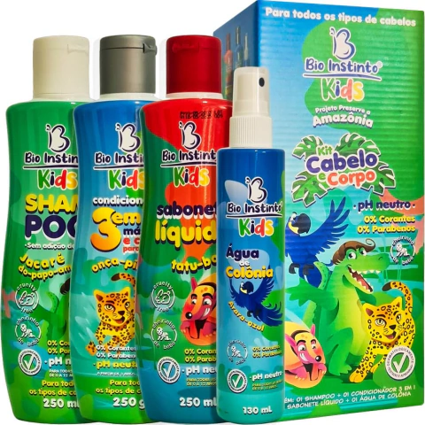 KIT INFANTIL BICHINHOS (4 ITENS) BIO INSTINTO