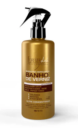 QUERATINA HIDROLISADA BANHO DE VERNIZ 300ML