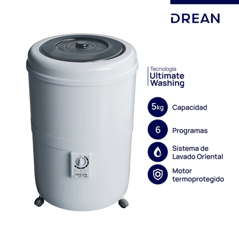 Lavarropa a paleta Drean LRDR56SB0