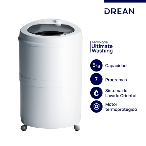 Lavarropa a paleta Drean LRDR57SB0