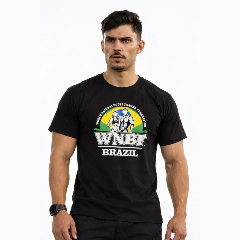 Camiseta WNBF BRAZIL Preto