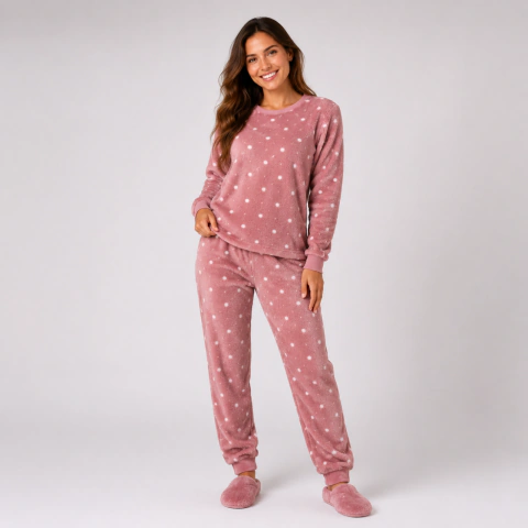 Conjunto Adulto Fleece peluciado premium