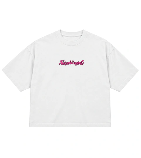 Camiseta The World Is Mine - Off-White