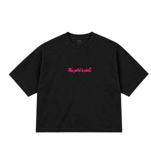 Camiseta The World Is Mine - Preta
